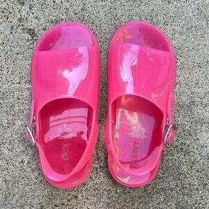 Pink Adjustable Jelly Sandals